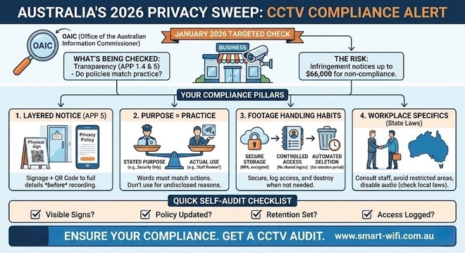 Australias 2026 privacy sweep: CCTV Compliance Alert
